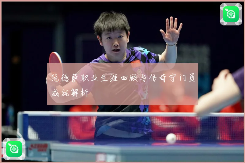范德萨职业生涯回顾与传奇守门员成就解析